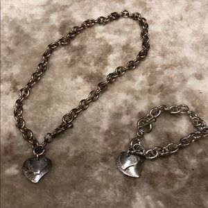 Tiffany & co necklace and bracelet set